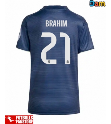 Real Madrid Brahim Diaz #21 Bortatröja Dam 2025-26 Kortärmad